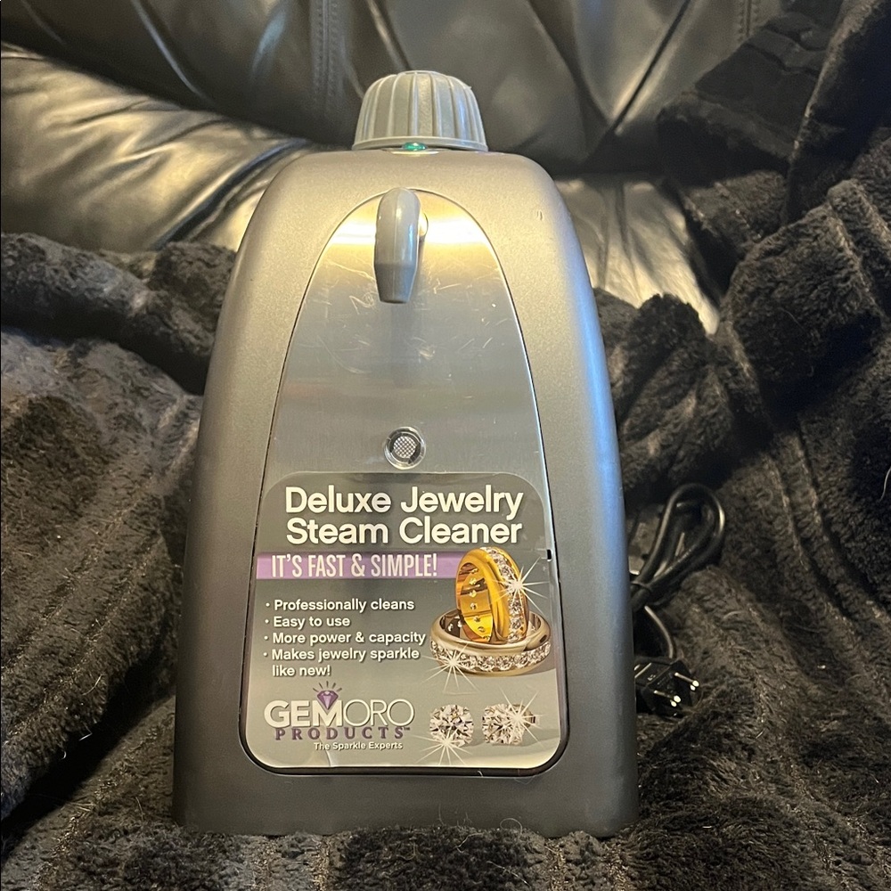 GemOro Deluxe Jewelry Steam Cleaner - Silver